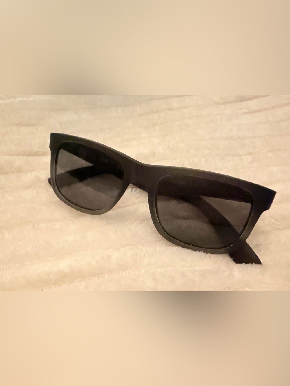 Ray-Ban Black Matte Square Sunglasses